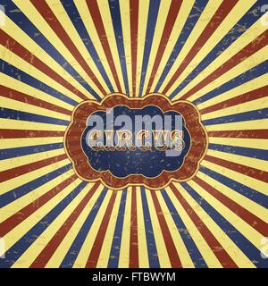 Vintage Background Illustration Cirque Illustration de Vecteur