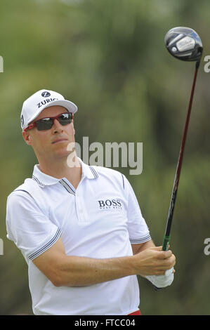 Doral, Fla, USA. 10e Mars, 2012. Ben Crane durant la troisième ronde de la World Golf Championship Championnat Cadillac sur le TPC Blue Monster at Doral Golf Resort and Spa Le 10 mars 2012 à Doral, Floride ZUMA PRESS/ Scott A. Miller. © Scott A. Miller/ZUMA/Alamy Fil Live News Banque D'Images