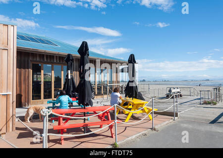 Beach Bar restaurant, Sumner, Sumner, Christchurch, Canterbury, île du Sud, Nouvelle-Zélande Banque D'Images