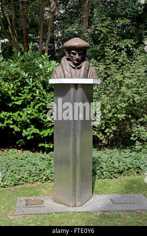 Mémorial à Érasme à Gouda, Hollande méridionale, Pays-Bas. Banque D'Images