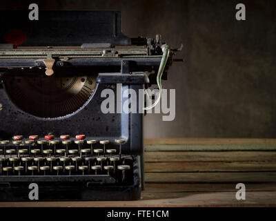 Ancienne machine à écrire Banque D'Images