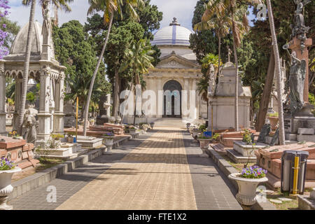 CEMENTERIO CENTRAL, MONTIVIDEO, l'URUGUAY - CIRCA DÉCEMBRE 2015 Banque D'Images