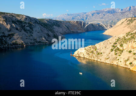 Nouveau pont de Maslenica Croatie Banque D'Images