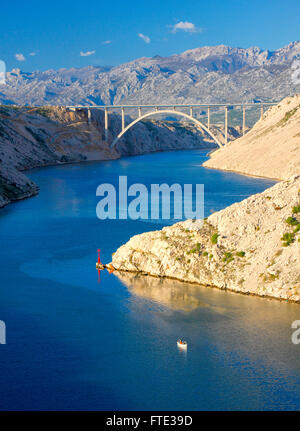 Nouveau pont de Maslenica Croatie Banque D'Images