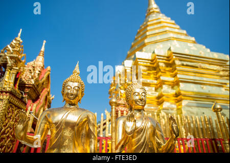 Wat Phra That Doi Suthep à Chiang Mai, Thaïlande Banque D'Images