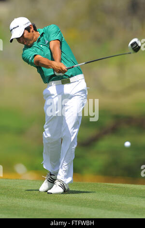 Orlando, Floride, USA. 22 mars, 2012. Andres Romero pendant le premier tour de l'Arnold Palmer Invitational au Bay Hill Club and Lodge le 22 mars 2012 à Orlando, Floride ZUMA PRESS/ Scott A. Miller. © Scott A. Miller/ZUMA/Alamy Fil Live News Banque D'Images