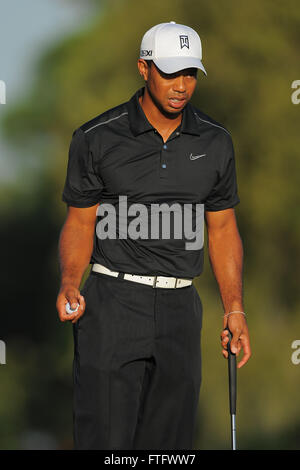 Orlando, Floride, USA. 22 mars, 2012. Tiger Woods lors du premier tour de l'Arnold Palmer Invitational au Bay Hill Club and Lodge le 22 mars 2012 à Orlando, Floride ZUMA PRESS/ Scott A. Miller. © Scott A. Miller/ZUMA/Alamy Fil Live News Banque D'Images