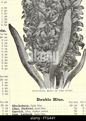 Dreer's Liste des prix de gros - bulbes plantes graines de fleurs, graines de légumes, graines de gazon, les engrais, les insecticides, les outils, etc (1903)
