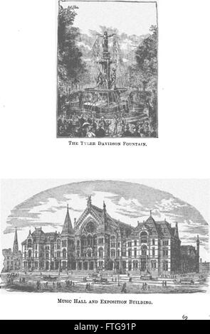 Collections historiques de l'Ohio- une encyclopédie de l'État ; les deux Histoire, Géographie générale et locale avec des descriptions de ses comtés, villes et villages, son agriculture, la fabrication, l'exploitation minière Banque D'Images