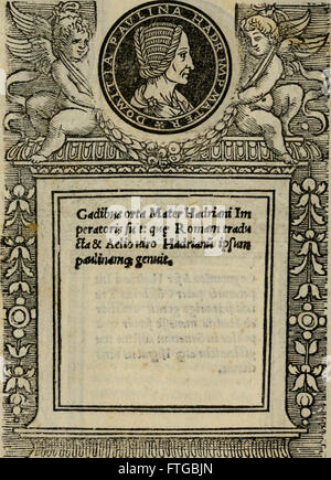 Illvstrivm Imagines (1517) est une collection d'images illustrées représentant des sujets historiques, religieux et mythologiques. Cette œuvre du début du XVIe siècle comprend des gravures et des gravures sur bois d'artistes éminents de l'époque, contribuant à la compréhension de la culture visuelle à la Renaissance. Banque D'Images