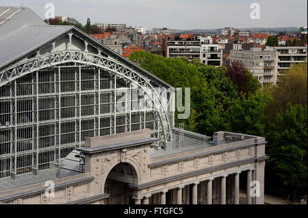 Musée royal de l'Armée et de l'histoire militaire, Parc du Cinquantenaire, Bruxelles, Belgique Banque D'Images