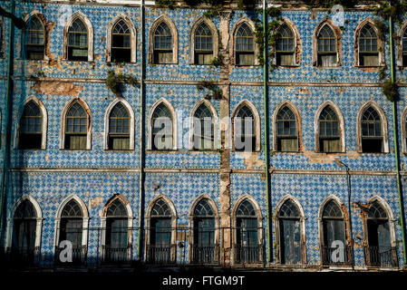 Bâtiments abandonnés dans la ville basse, Salvador, Bahia, Brésil Banque D'Images