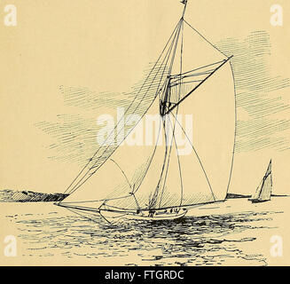 Pour les courses de l'America's cup (1893) Banque D'Images