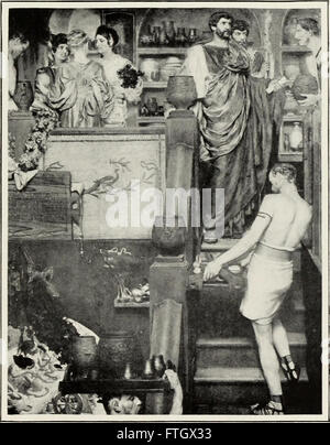 Portrait de Sir Lawrence Alma-Tadema, un peintre néerlandais-britannique renommé, reflétant son style classique et sa maîtrise de la représentation des civilisations anciennes. Cette image de 1905 met en valeur son statut de membre éminent de la Royal Academy of Arts Banque D'Images