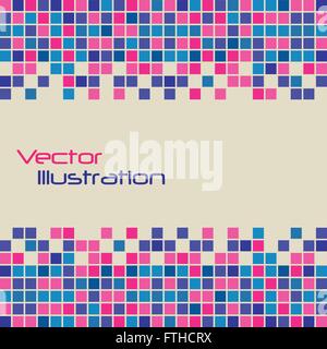 Bleu et rose abstract background vector illustration Illustration de Vecteur