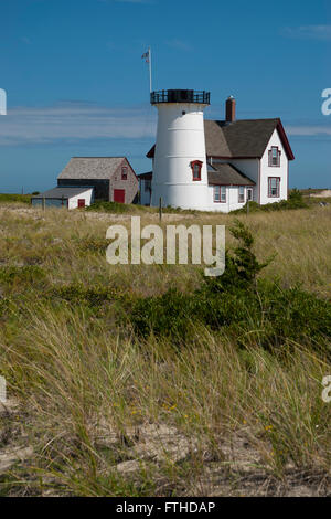 Le port de l'étape phare, avec ses missing lantern prix, est encore très populaire attraction historique sur Cape Cod. Banque D'Images