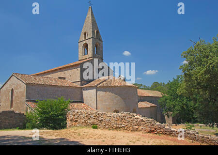 L'Abbaye du Thoronet à partir de l'ordre cistercien en France. Banque D'Images