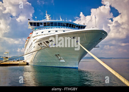 Bateau de croisière amarré Grand view à Zadar, Croatie Banque D'Images