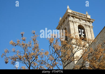 Tour de l Église de San Martín Obispo y San Antonio Abad, Valencia Espagne Banque D'Images