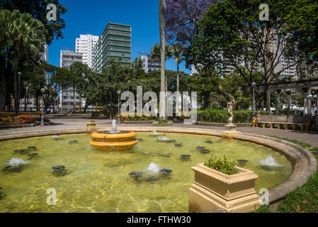 Largo do Campo Grande, place centrale, également connu sous le nom de la Praça 2 de Julho, Salvador, Bahia, Brésil Banque D'Images