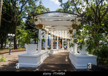 Largo do Campo Grande, place centrale, également connu sous le nom de la Praça 2 de Julho, Salvador, Bahia, Brésil Banque D'Images