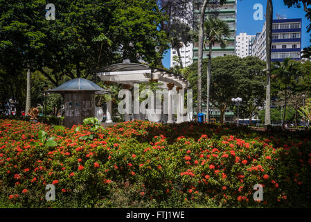 Largo do Campo Grande, place centrale, également connu sous le nom de la Praça 2 de Julho, Salvador, Bahia, Brésil Banque D'Images