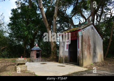 Le culte des ancêtres au cours de ching ming festival est une manière qui montre de piété filiale chinoise à Taiwan Banque D'Images