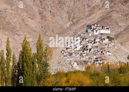 Chemrey monastère dans hymalayas vallée de Ladakh, Inde Banque D'Images