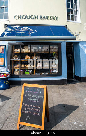 L'primé Chough Bakery à Padstow, Cornwall. Banque D'Images