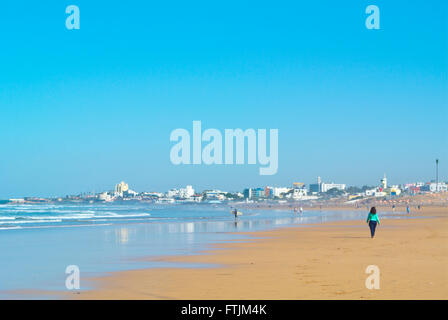 Plage, Ain Diab, Casablanca, Maroc, Afrique du Nord Banque D'Images