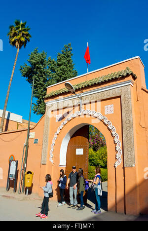 Palais de la Bahia, palais Bahia, Marrakech, Maroc, Afrique du Nord Banque D'Images