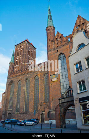 Bazylika Mariacka, St Mary's Church, Glowne Miasto, principale ville, Gdansk, occidentale, Pologne Banque D'Images