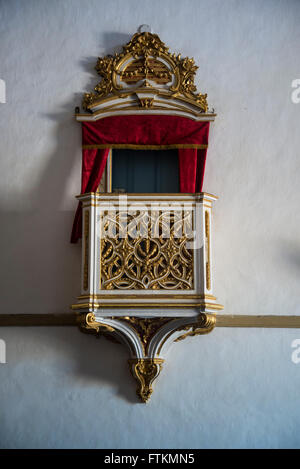 Intérieur de l'église de São Pedro, Largo Terreiro de Jesus, Salvador, Bahia, Brésil Banque D'Images