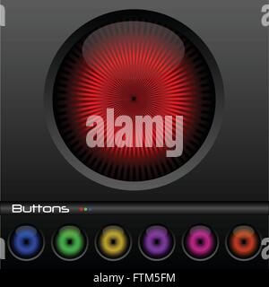 Boutons Web Illustration Illustration de Vecteur