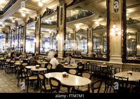 La confiserie Colombo - inauguré en 1895 dans un style art nouveau Banque D'Images