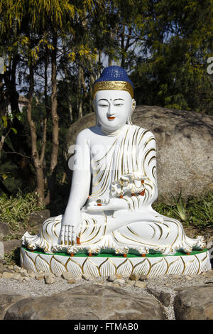 Statue de Zu Lai Temple Bouddhiste - monastère Banque D'Images