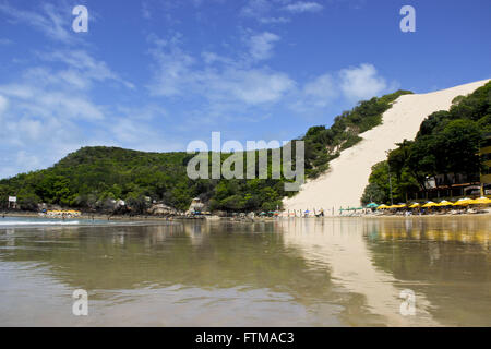 Colline-bald - Dune 120 m de hauteur dans la zone préservée de Ponta Negra Beach Banque D'Images