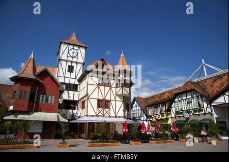 Vue depuis Vila Germanica Park half-timbered à Blumenau - Santa Catarina Banque D'Images