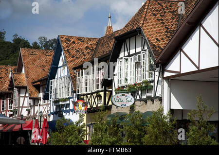 Vue depuis Vila Germanica Park half-timbered à Blumenau - Santa Catarina Banque D'Images