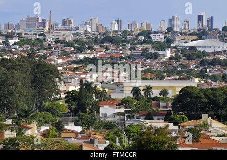 Vue panoramique sur la ville de Marilia Banque D'Images