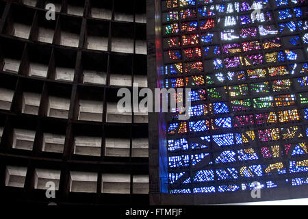 Intérieur de la cathédrale métropolitaine de Rio de Janeiro dans le centre-ville historique Banque D'Images