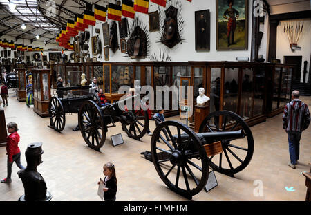 Musée royal de l'Armée et de l'histoire militaire, Parc du Cinquantenaire, Bruxelles, Belgique Banque D'Images