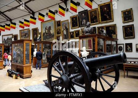 Musée royal de l'Armée et de l'histoire militaire, Parc du Cinquantenaire, Bruxelles, Belgique Banque D'Images