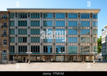 Köln, Quartier Altstadt-Nord, Domkloster, Blau-Gold-Haus. Dans den frühen 1950er Jahren vom Architekten Wilhelm Koep für die Firma 4711 erb Banque D'Images