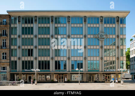 Köln, Quartier Altstadt-Nord, Domkloster, Blau-Gold-Haus. Dans den frühen 1950er Jahren vom Architekten Wilhelm Koep für die Firma 4711 erb Banque D'Images