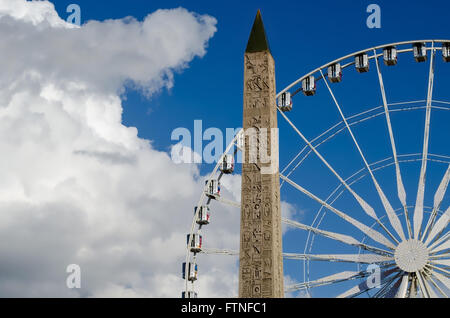 Grande roue à Paris Banque D'Images