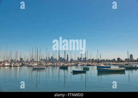 De St Kilda Melbourne Australie Victoria pier Banque D'Images