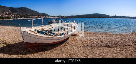 bateau abandonné Banque D'Images