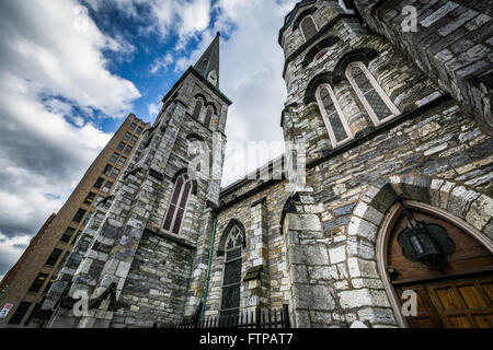 Pine Street Presbyterian Church, dans le centre-ville de Harrisburg, Pennsylvanie. Banque D'Images