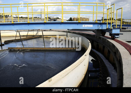 - Traitement des eaux usées de la station d'épuration de Campinas - Basin de Ribeirão Gare De Anhumas Banque D'Images